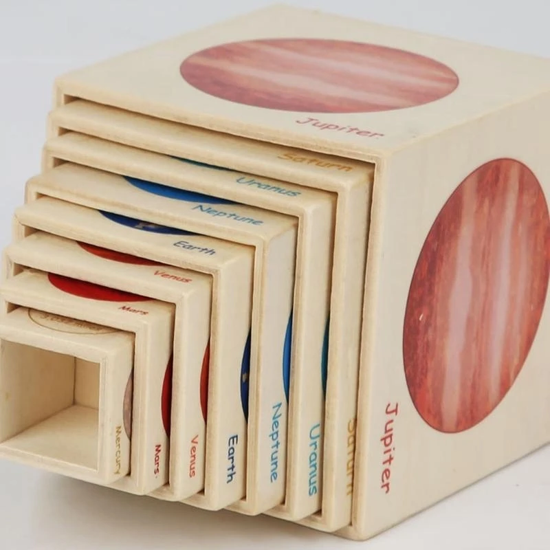 Stacking Cubes For Toddler Stacking Block Wooden Stacking Boxes Nesting 15UB