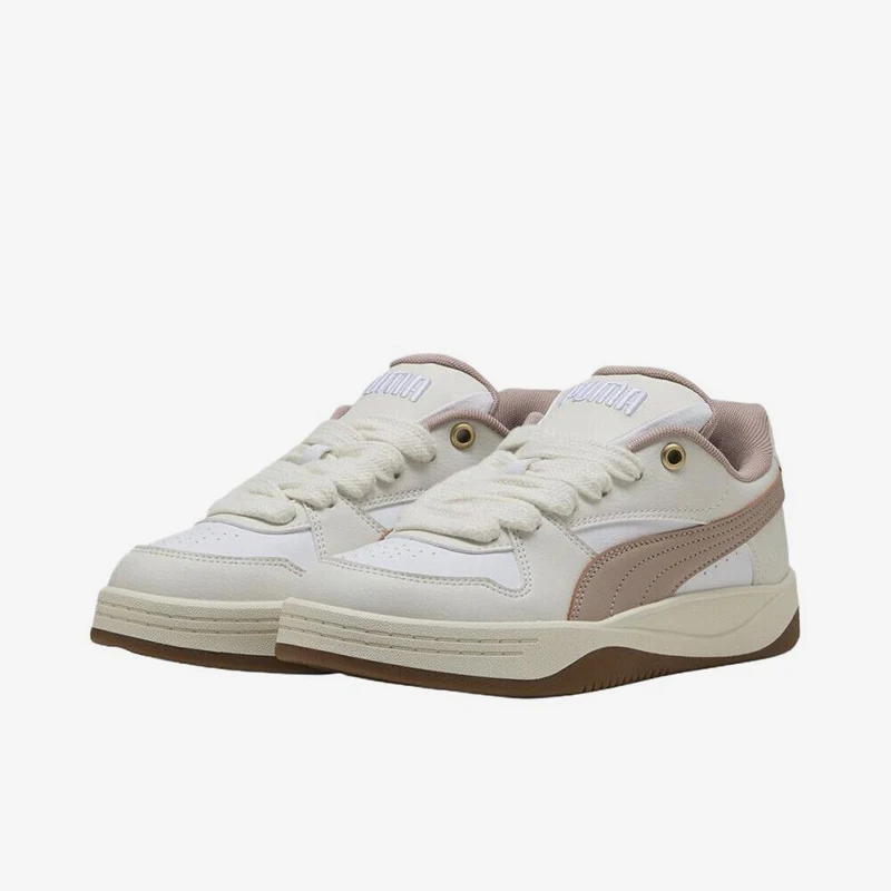 Puma Authentic ParkLuna New Women's White Pink Soft Low Top Board Shoes 402509-11