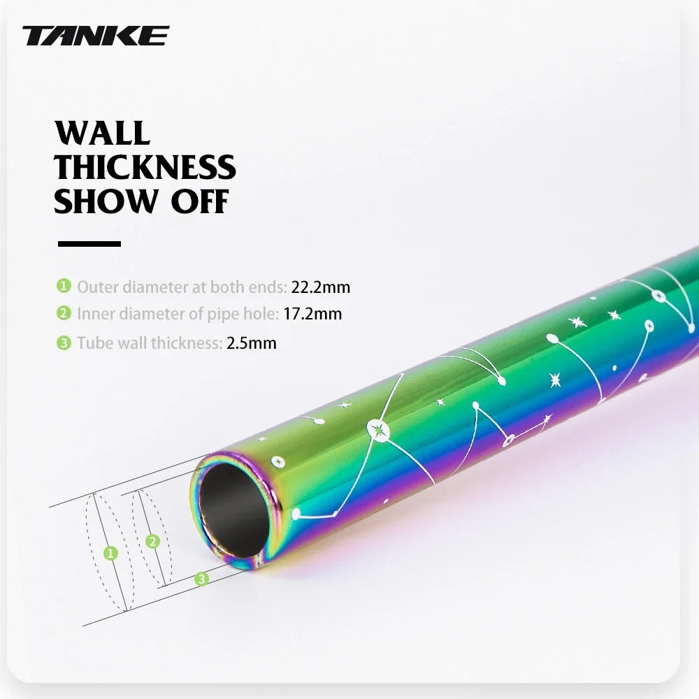 TANKE دراجة هوائية جبلية المقود 31.8 مللي متر 720 مللي متر 780 مللي متر دراجة المقود سبائك الألومنيوم الجبلية المقود الدراجات أجزاء على الطرق الوعرة XC AM