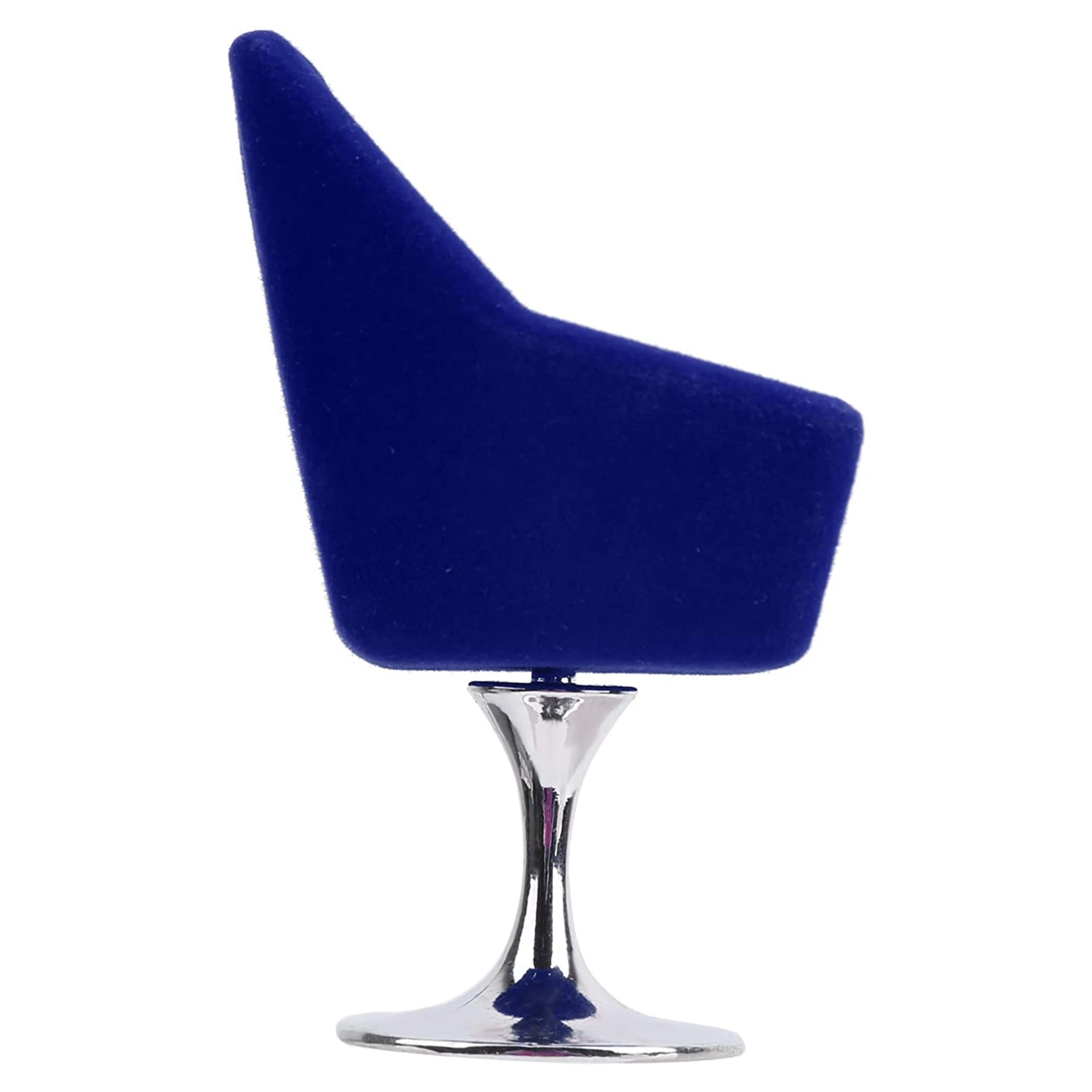 Mini fauteuil flocage l'inventaire bleu, accessoire décoratif, échelle 1:12