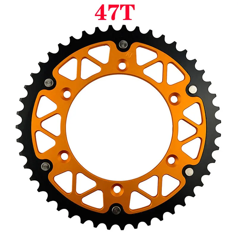 AHL Motorcycle 45T - 52T Rear Sprocket For SUZUKI DR-Z 400 TS200 1989-1994  RM-Z 250 RM-X RM-Z 450 DRZ400 RMZ250 RMX450 TS 200