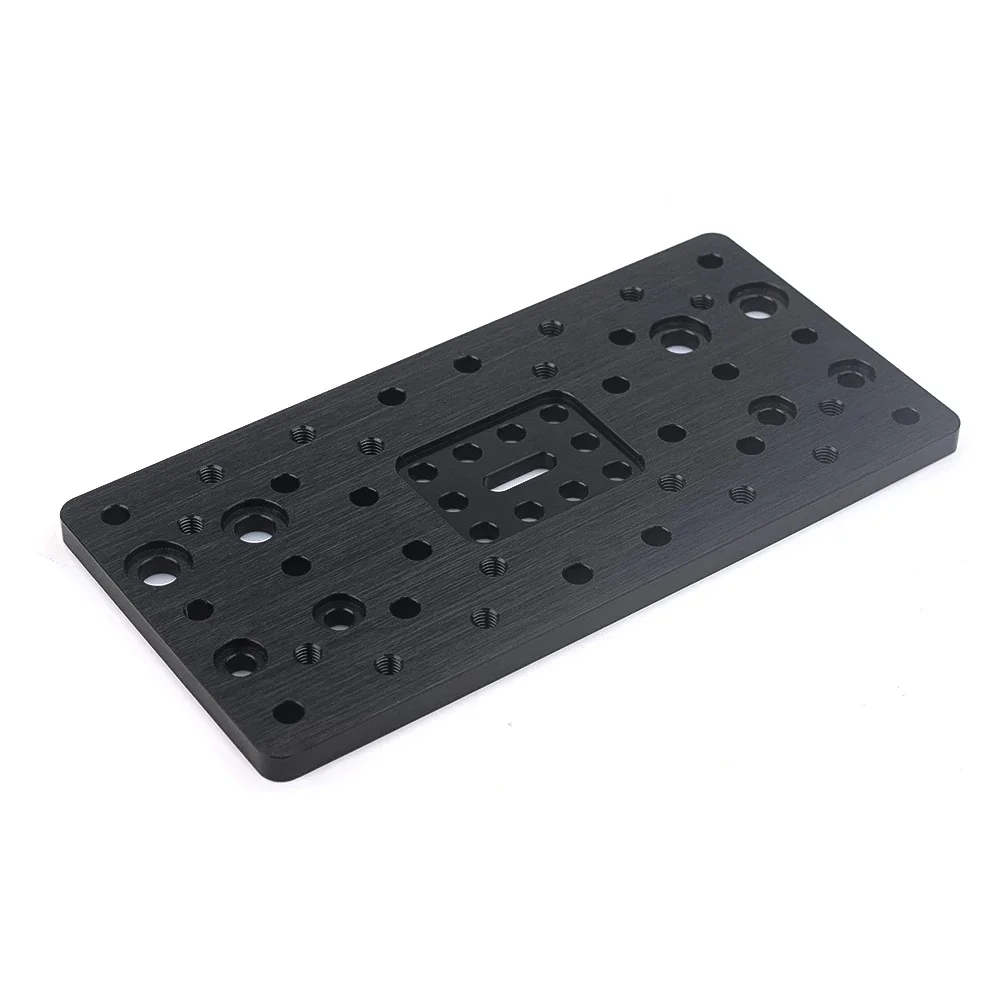 OpenBuilds Aluminum C-Beam Double Wide Gantry Plate for CNC Router 3D Printer DIY Machine, Heavy Duty Linear Carriage, V-Slot