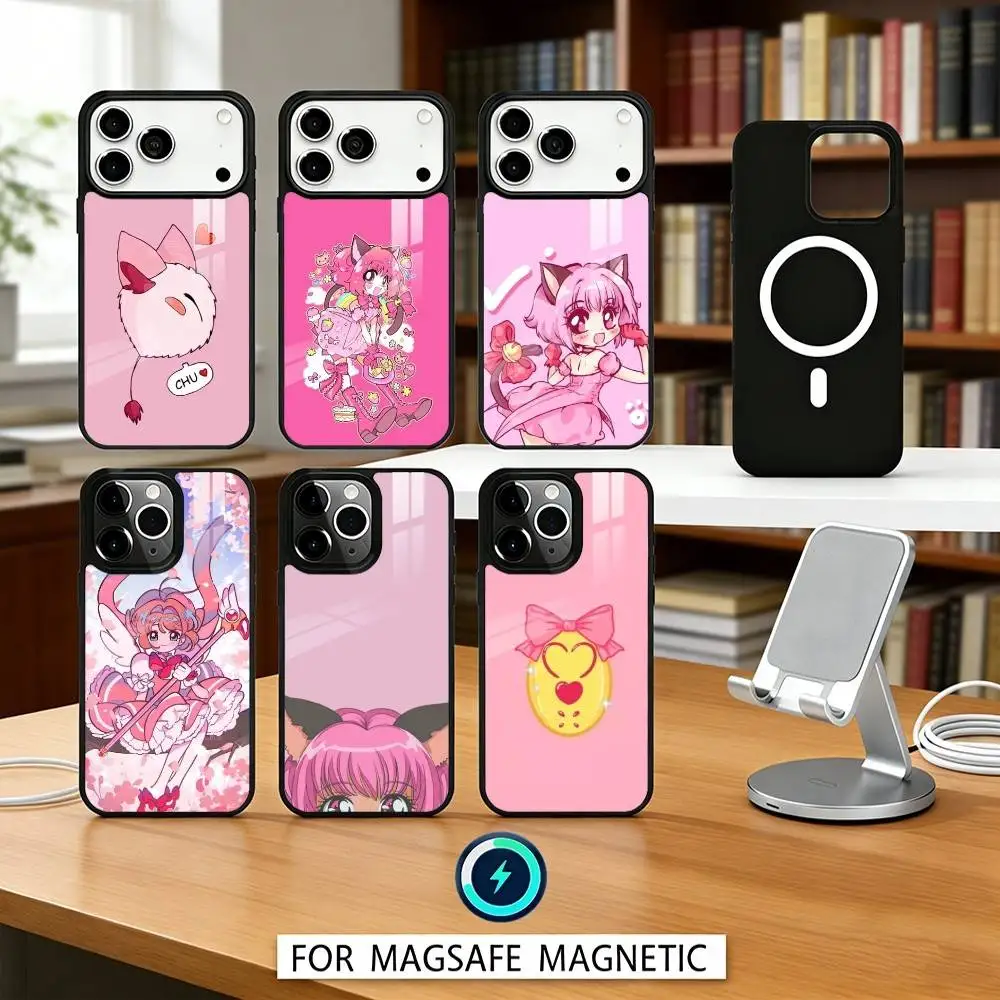 

T-Tokyo C-Comics M-Mew Mew Phone Case For iPhone17,16,15,14,13,12,Pro,Max,Magnetic For Magsafe Wireless Charging