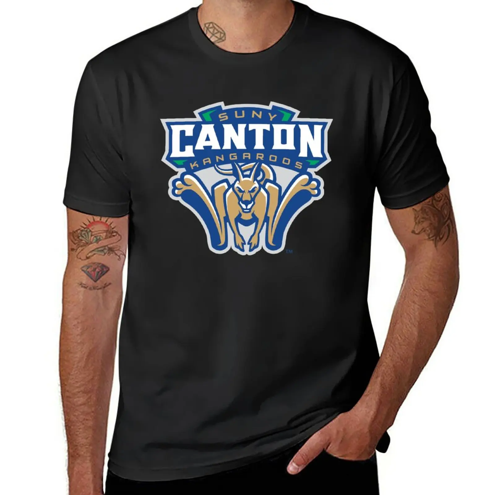 New SUNY Canton cangaroos T-Shirt graphics t shirt boys t shirts T-shirt short oversized t shirt men