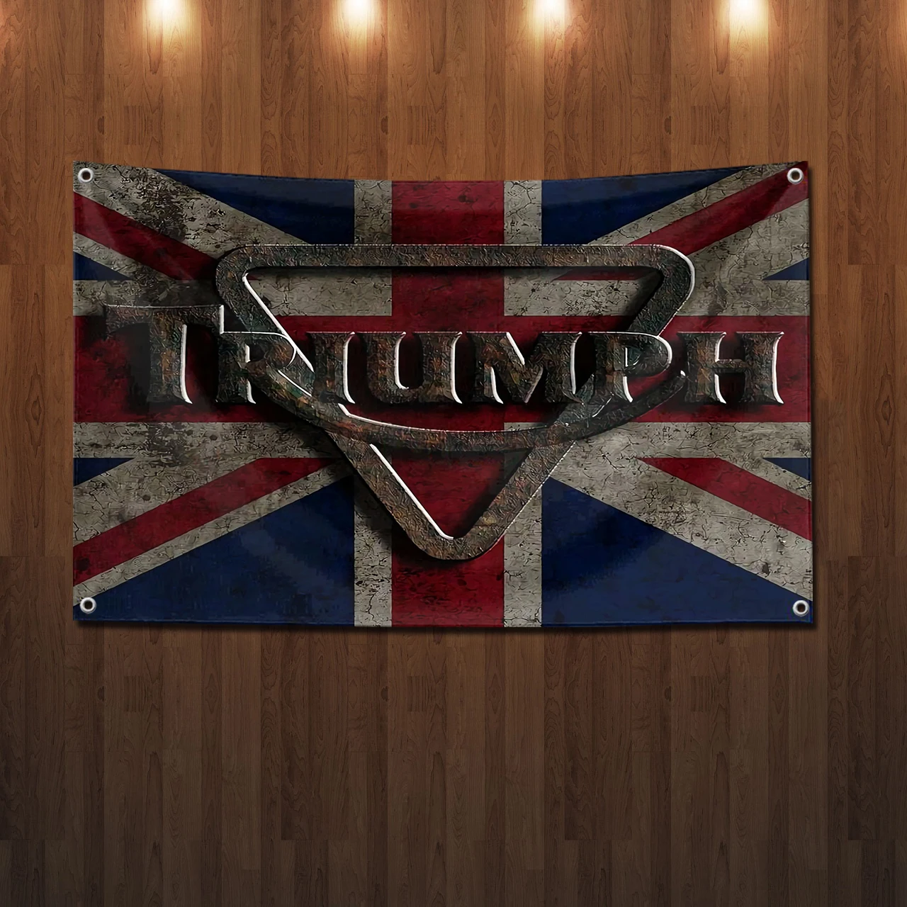 Triumph Flag Hanging Flags 90x150cm Banner for Room Garage Bar Wall Tapestry Rcing Flag Decorative Flags and Banners Home Garden