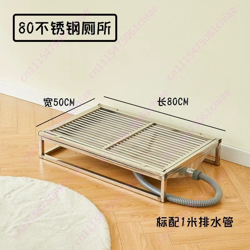 Stainless Steel Automatic Cleaning Dog Toilet – Anti-Spill Home Pet Potty with Urine & Sand Tray