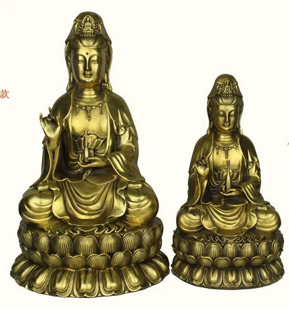 Special offer--TOP collection Home Decor Religious the Goddess of Mercy Avalokitesvara  Buddhism Brass Image Decoration