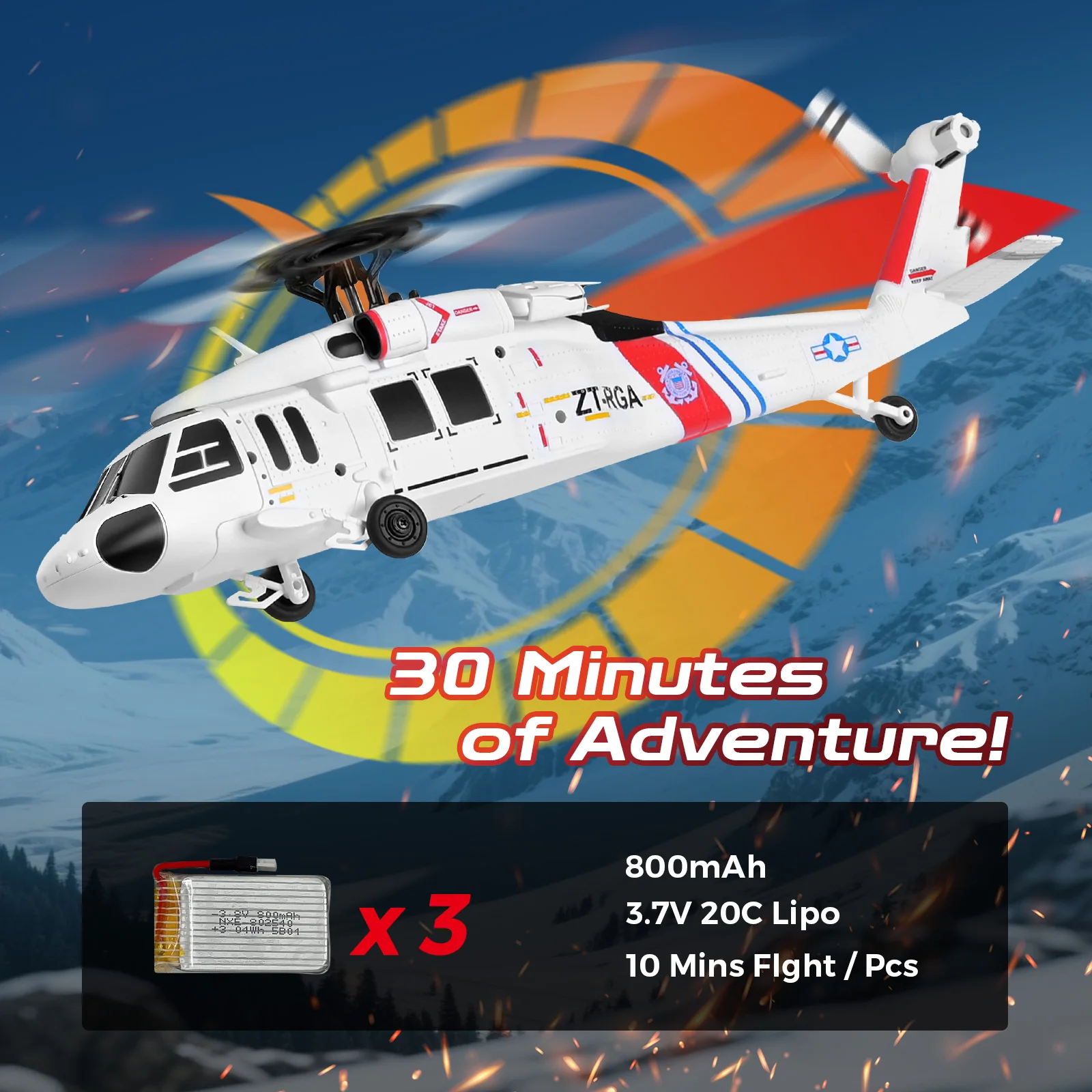 Thumbnail 3 - #27 Latest RC Gyro Helicopters Offers