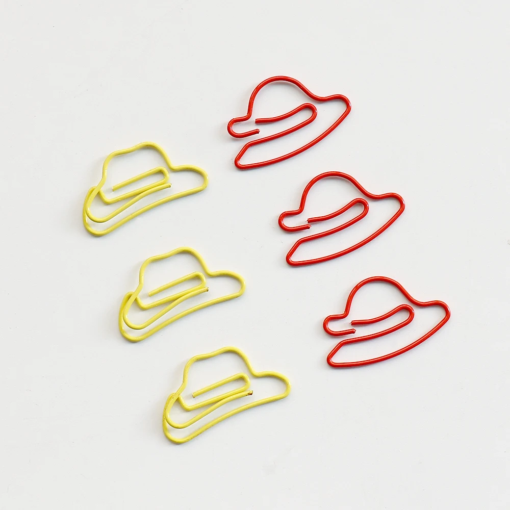 

Cute Hat Shape Paper Clip Cute Design Shaped Paper Clips Decorative Office Stationery Planner Decoration Bookmark Paperclips