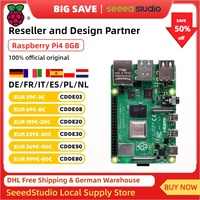 Raspberry Pi 4 8GB Computer Model B 1GB/2GB, quad-core Cortex-A72, BCM2711, 2.4 GHz and 5.0 GHz IEEE 802.11b/g/n/ac wireless