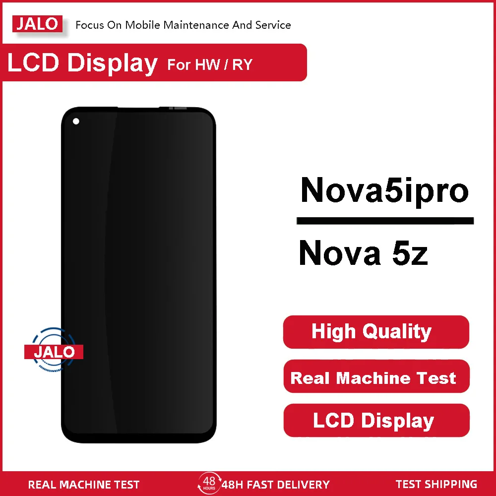 JALO شاشات الهاتف المحمول LCD لهواوي نوفا 5z نوفا 5 برو قسط شاشة LCD عرض الجمعية شاشة تعمل باللمس استبدال لوحة ال سي دي
