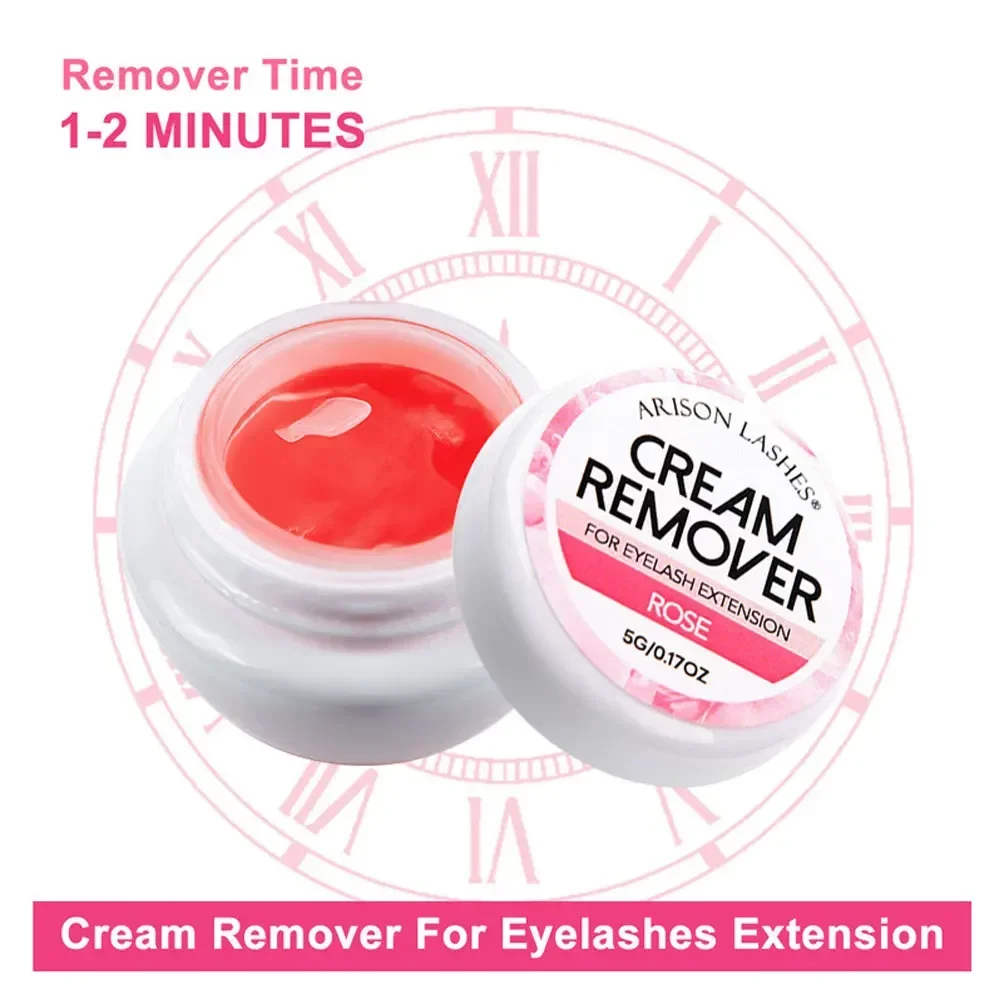 Fast Cleaning Lash Glue Cream Remover Non Irritating Grafting Eyelash Extension Adhesive Gel Remover for Makeup Tools