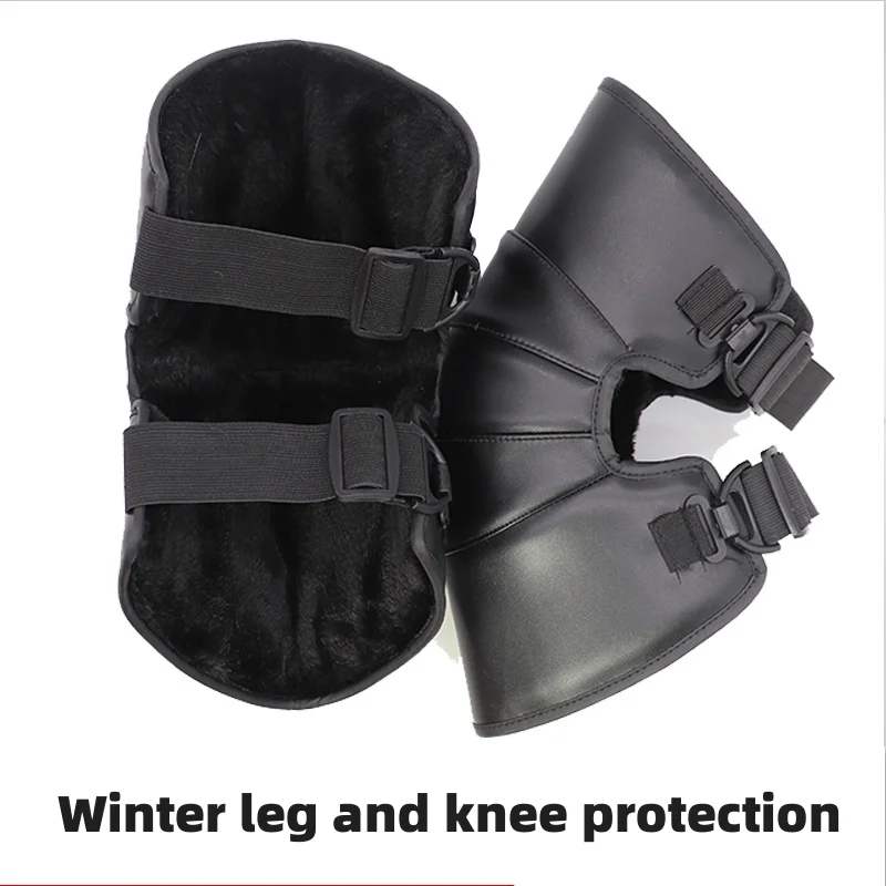 

Winter Motorcycle Knee Protector Electric Vehicle Warm Knee Protector Battery Car for Men and Women's Leg Protector Cold Riding