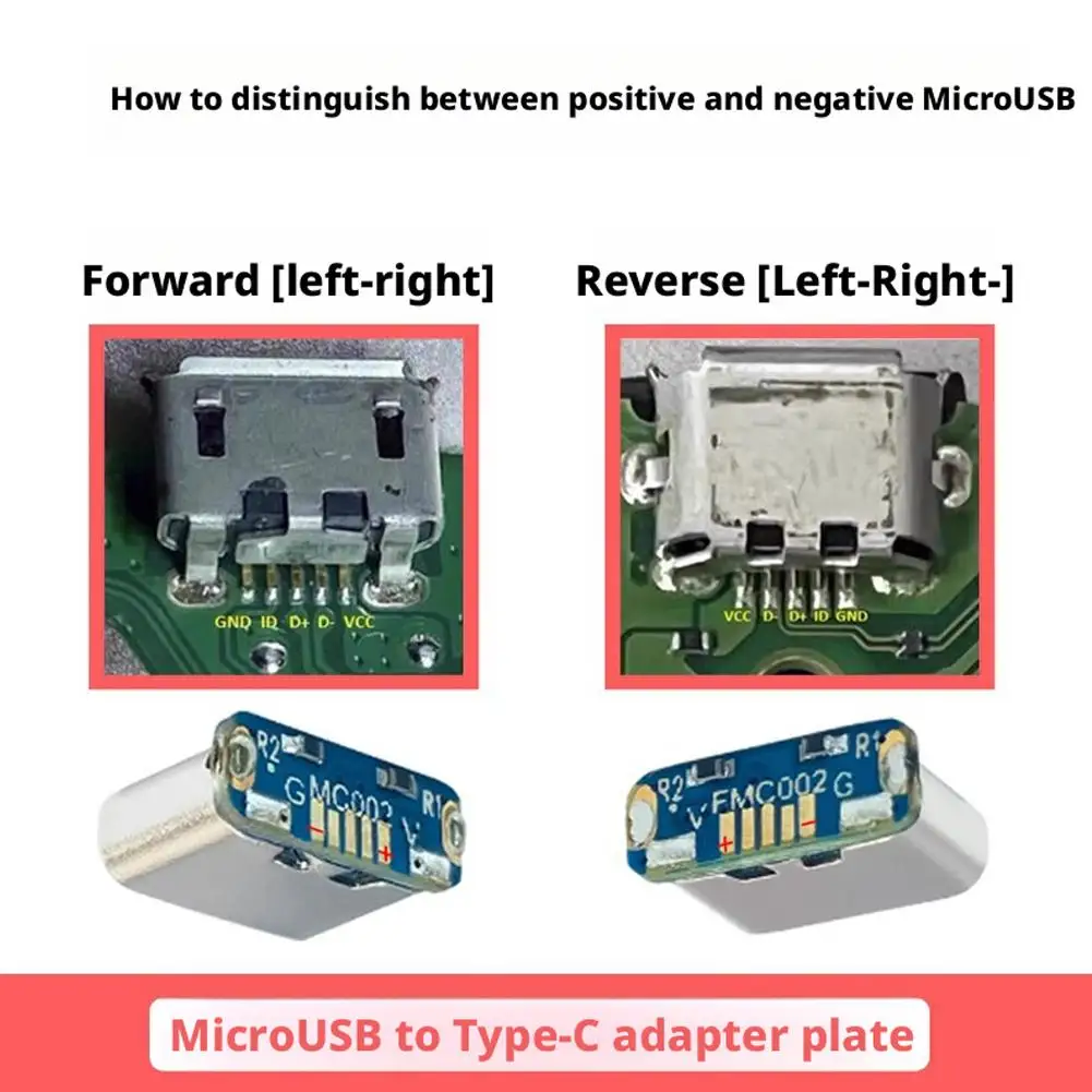 M85k  MicroUSB To Type-C Adapter Board DIY PCB Repair Modification Accessories Support Charging And USB2.0 Data Transmission view 5