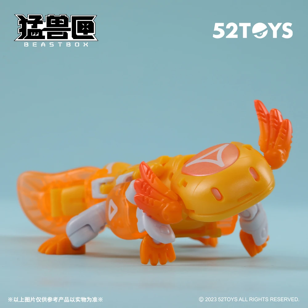 52TOYS Beastbox BB-63 HEATMISER&BLOWBACK&WANDERING STAR, Converting in Mecha and Cube, Action Figure, with 4cm storage box