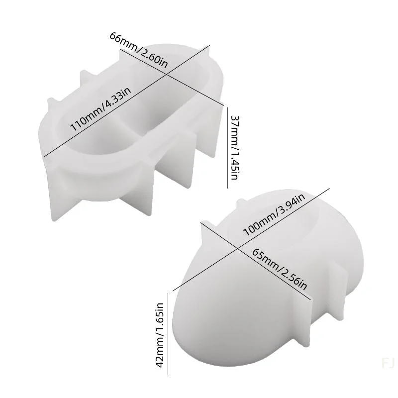 [YU] قالب سيليكون تذكاري على شكل قلب حامل شموع على شكل قلب من الراتنج هدية التعاطف بنفسك حرفة تذكارية
