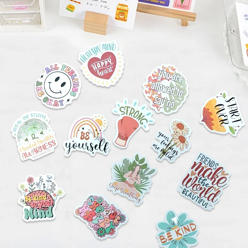 50PCS Waterproof Vinyl Motivational Stickers for Teens & Adults Positive Affirmation Stickers for Students
