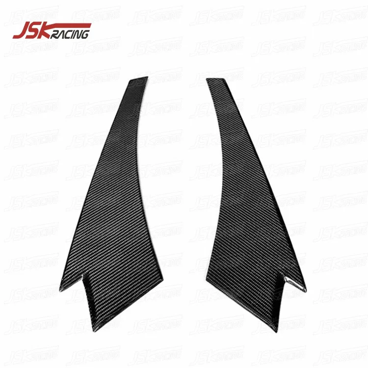 OEM Style Carbon Fiber Rear Air Vent Rear Window Triangle Trim for 2015-2017 Mclaren 570s Car Rear Side Vent Window Trim Cover