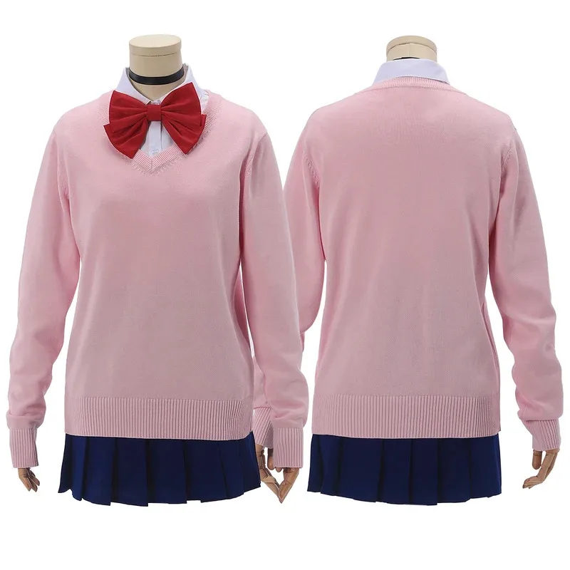 

HOLOUN And Da And Danda Danda Anime Momo Ayase Cosplay Costume School Uniform Suit Shirt Skirt Christmas Gift