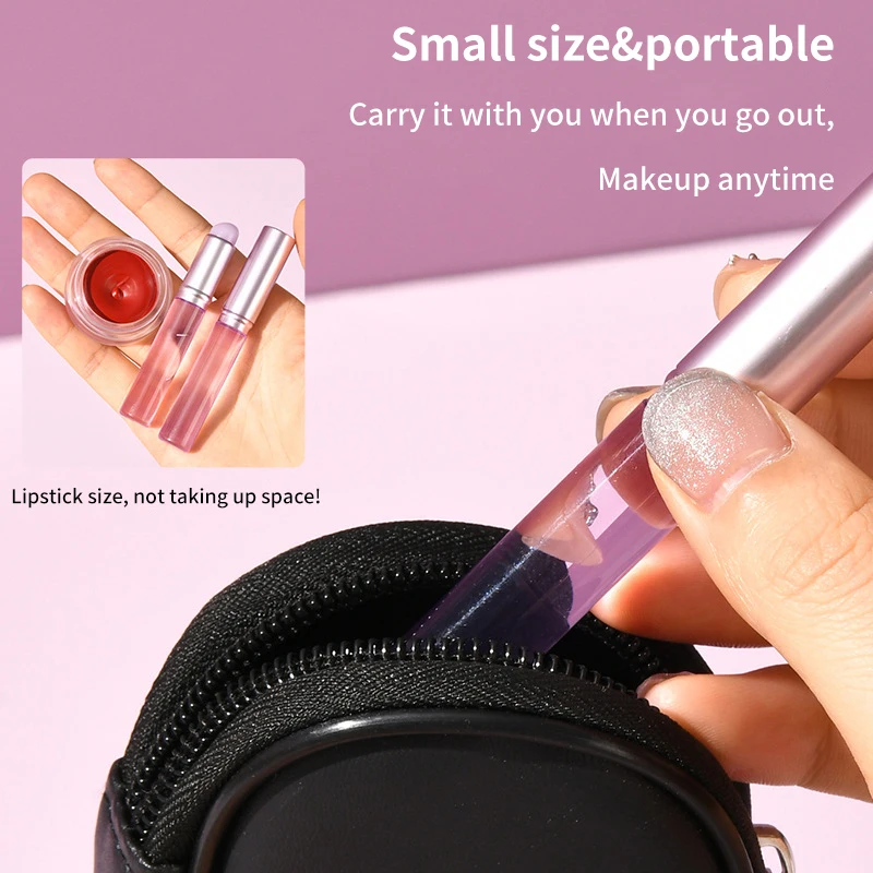 Upgrade Silicone Lip Concealer Makeup Brushes Silicone Brush For Lip Balm Lip Gloss Lipstick MultiFunction Brush 1Pc