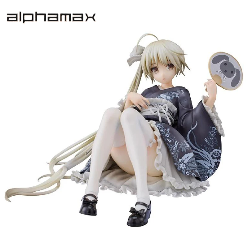 Genuine Original Alphamax Yosuga Kasugano Sora Bathrobe Sora PVC Action Anime Collectible Model Dolls Statuette Ornament Gifts