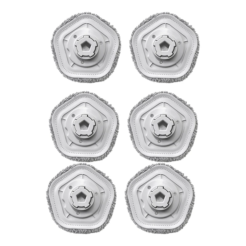 

6 PCS Mop Cloth For Xiaomi Dreame Bot W10 Sweeping Robot Vacuum Cleaner Accessories Replacement Parts