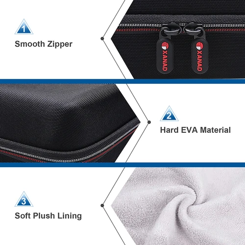 Imagen 2 del producto XANAD Estuche rígido EVA para YAMAHA MG10XU/MG10/MG0610 Mezclador estéreo de entrada Bolsa de almacenamiento de transporte