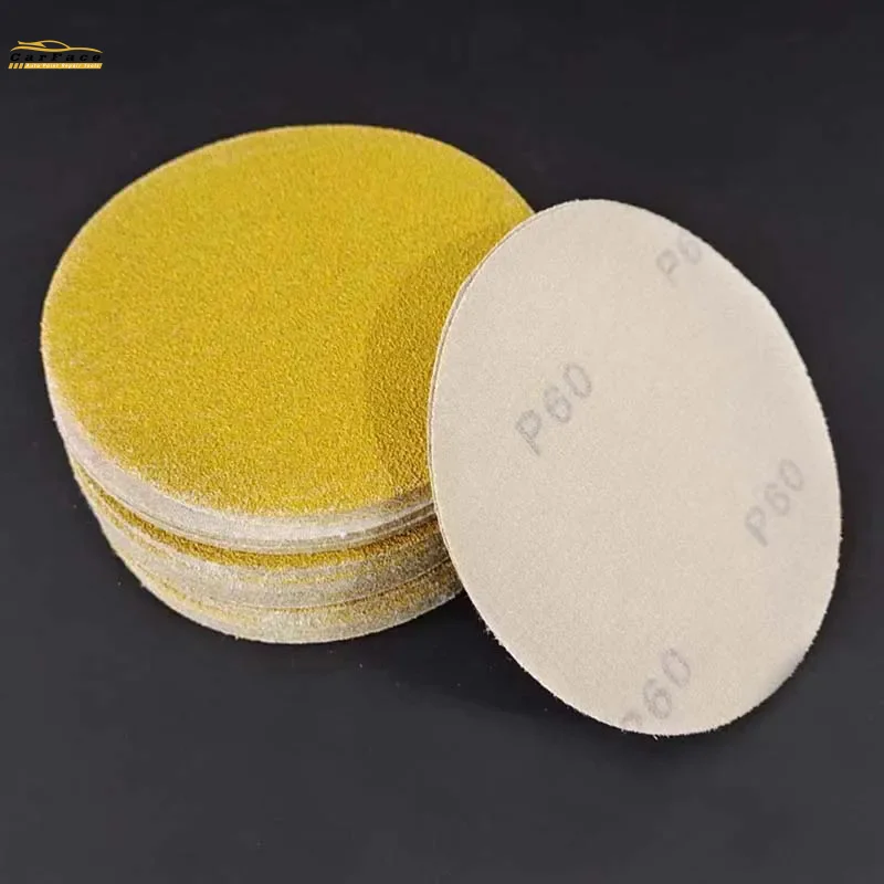 10Pcs 5 Inch Sanding Disc Wet Dry 80-600 Grit Sandpaper 125mm Hook Loop Aluminum Oxide Sandpaper for Drill Grinder Rotary Tools