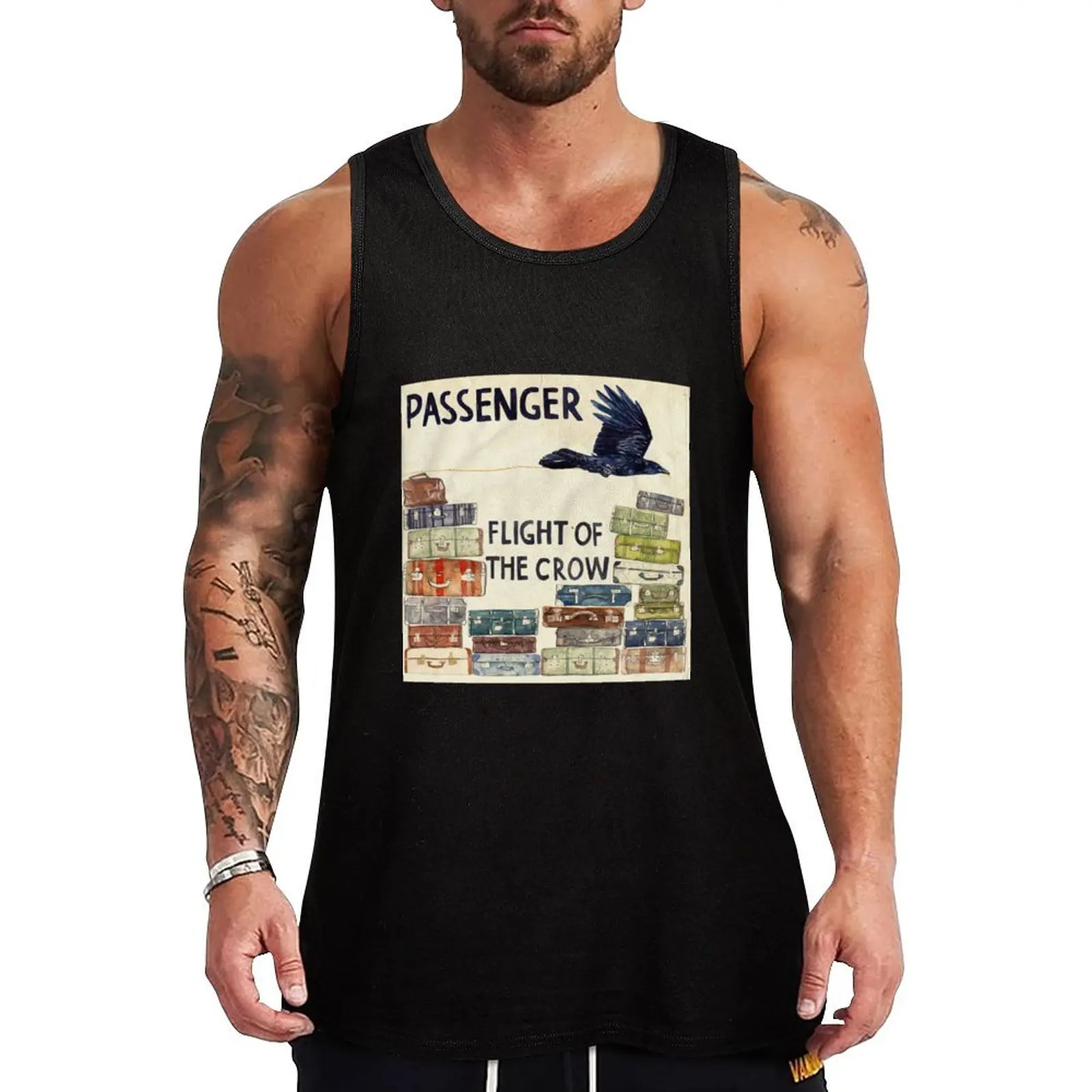 

Passenger flight of the crow Tank Top Vest Men's t-shirt new in tops & t-shirt tops