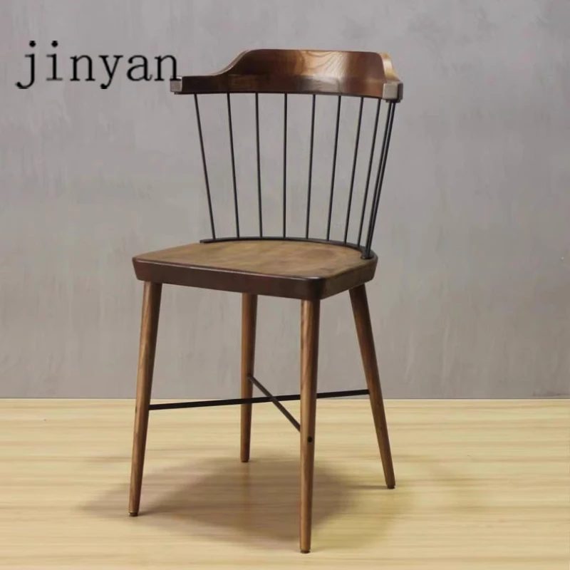 

Minimalist Designer Designer Light Luxury Clear Lounge Soild Wood Dining Chairs Wedding High End Muebles Lounge Suite Furniture