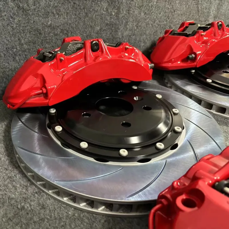 Big Brake Kit 6 Pot Brake Calipers, 4 Piston Plus Mustang Handbrake