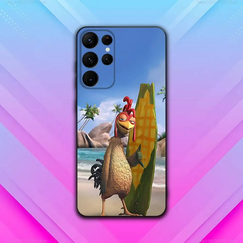 S-Surfs Up j-oe poulet noir doux pour la peau pour Samsung S20,S21,S22,S23,Fe,S24,S25,S30,Lite,5G,Ultra,Plus coque de téléphone