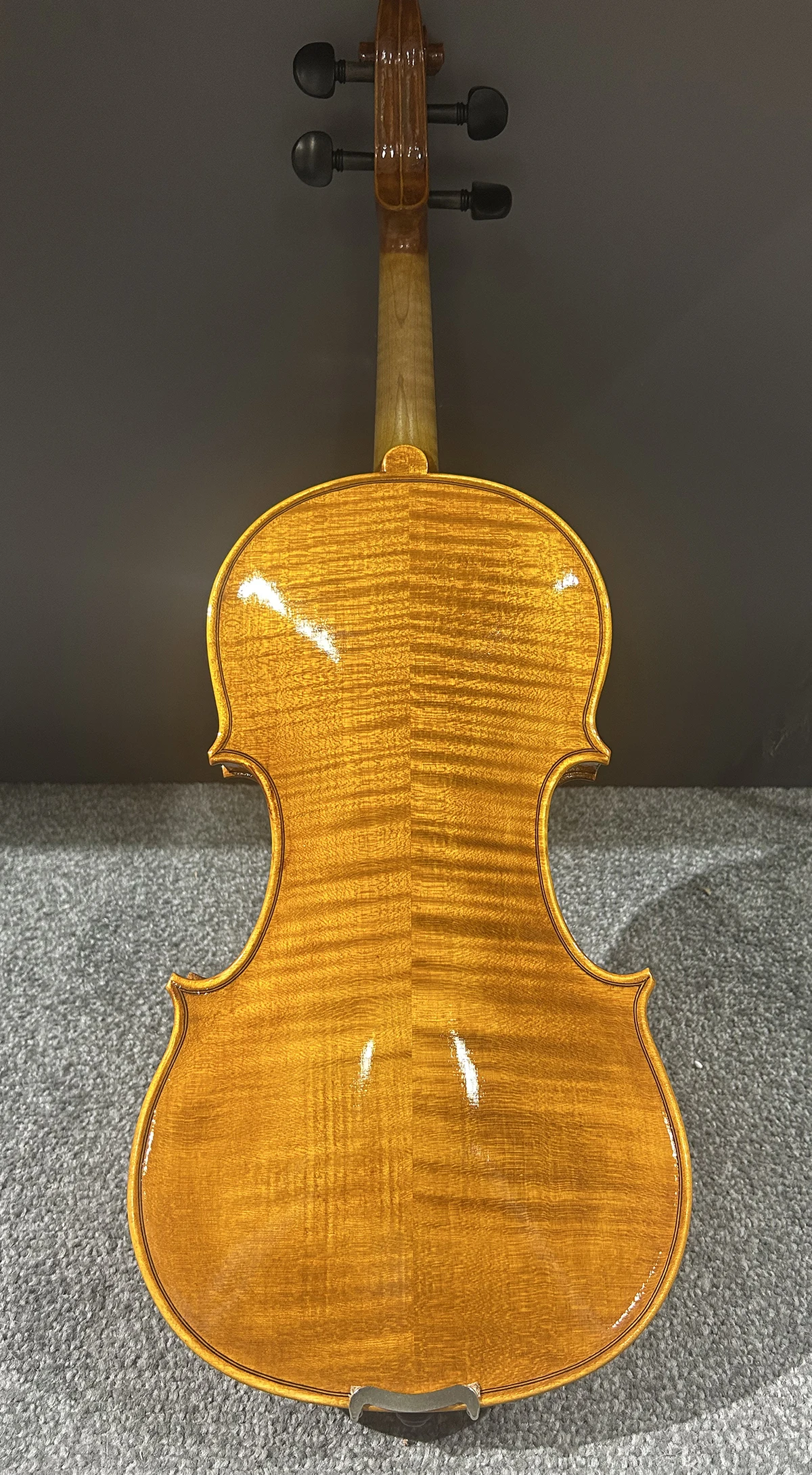 4/4 Tiger Flamed Violin Back 4/4 바이올린 كمان4/4 скрипка Excellent Flame Free Case And Bow