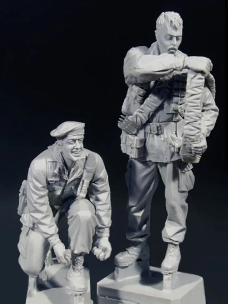 1/35 Scale Resin Figure Model Kit Australian Special Forces 2 People Vietnam Hobby Miniature Toy Unassembled and Unpainted