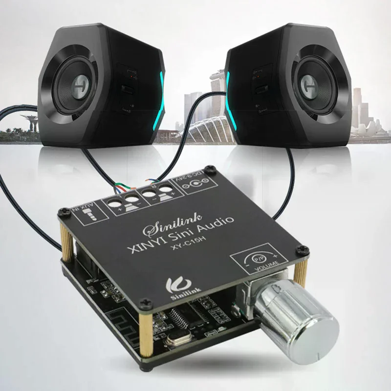 

2*20 Вт Bluetooth 5,0 усилитель мощности класса D аудио 10 Вт ~ 100 Вт Hi-Fi стерео беспроводной музыкальный плеер мини-USB звуковая карта приложение цифровой усилитель