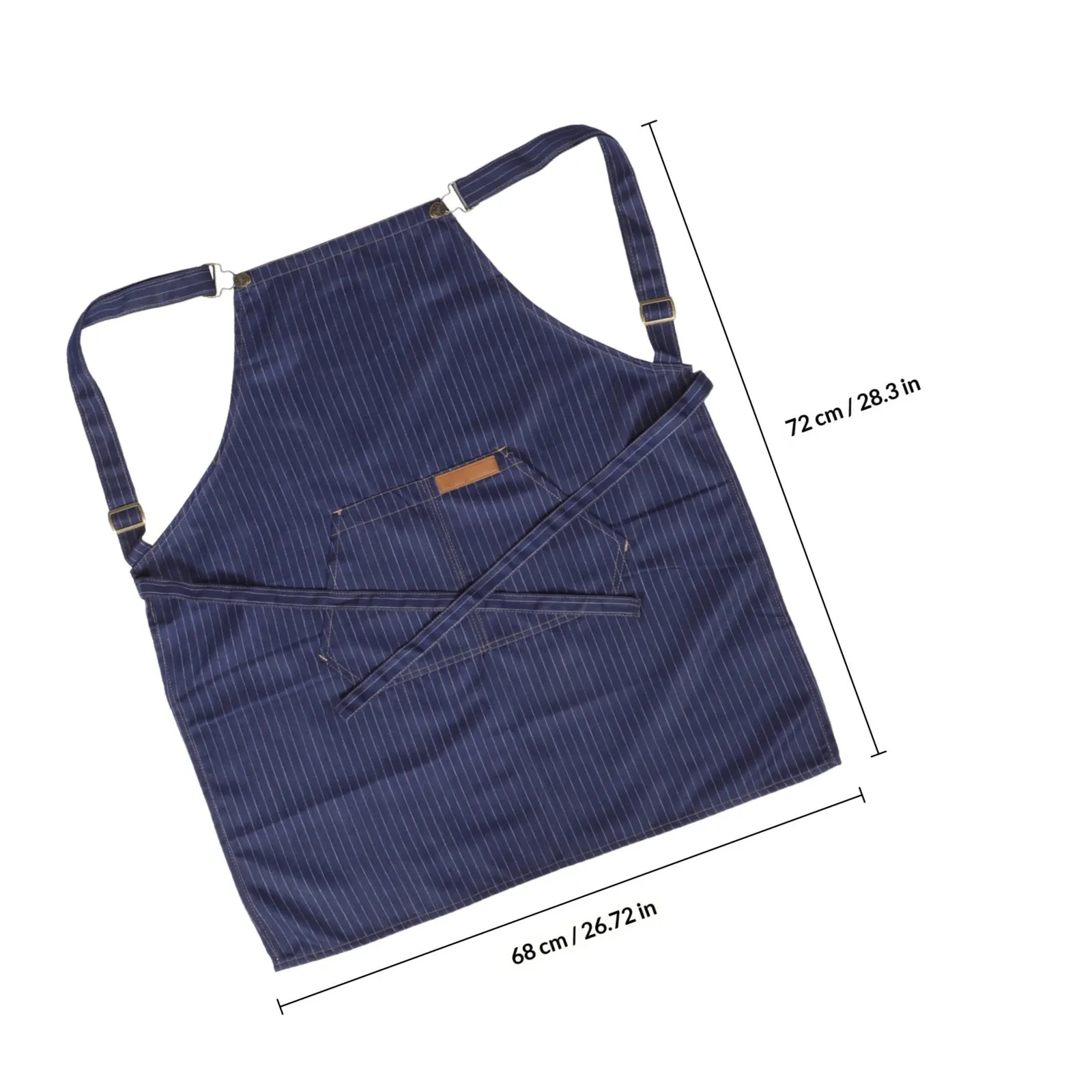 Denim Apron for Men and Women – Chef, Cooking, Baking, Serving, BBQ, Grill – Professional Work Apron