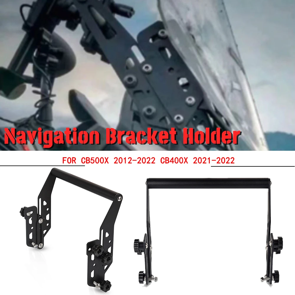 

Bracket Adapt Holder GPS/SMART PHONE Navigation GPS Plate Motorcycle For Honda CB 500X CB500X 2012-2023 2022 CB400X 2021-2023