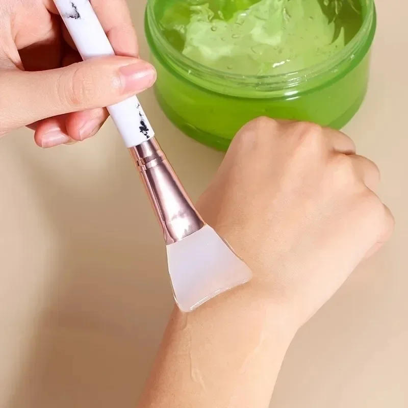 New Marble Face Mask Brush Silicone Soft Head Beauty Brush Makeup Tool Mixing Spatula