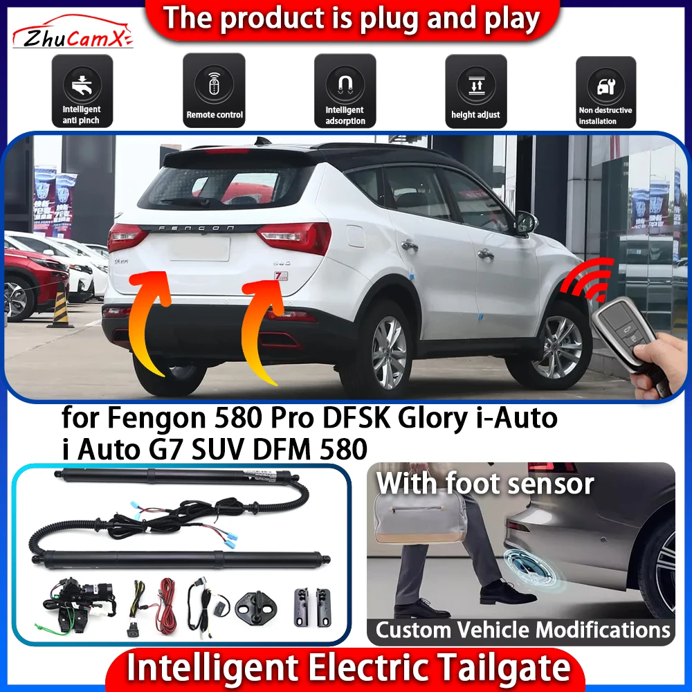 

Smart Powered Tailgate System for Fengon 580 Pro DFSK Glory i-Auto i Auto G7 SUV DFM 580 Automatic Intelligent Trunk Lift Kit