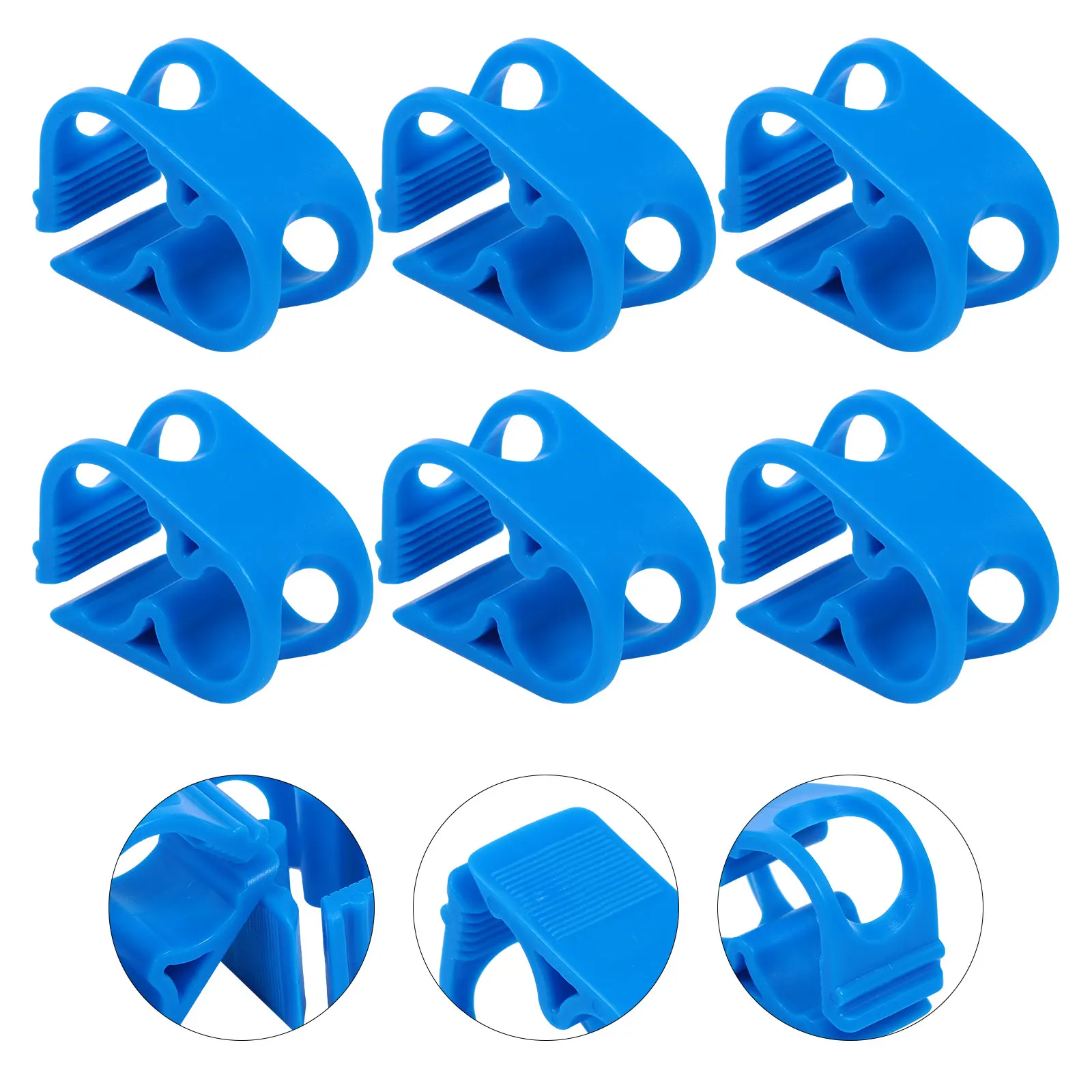 

24 Pcs Water Stop Hose Siphon Clamp Flow Control Tube Clip Supplies Convenient Shut Off Plastic for Aquarium Valves