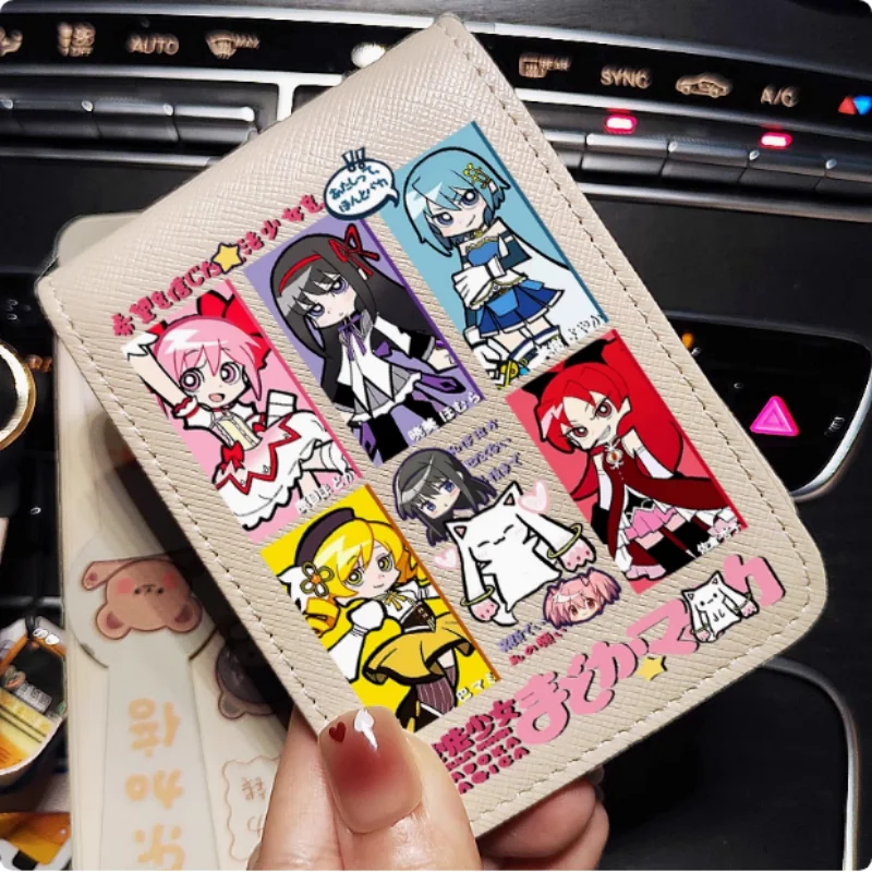 

Anime Puella Magi Madoka Magica Kaname Madoka Fashion Wallets PU Purse Card Holder Money Bag Gift 2358 Cosplay