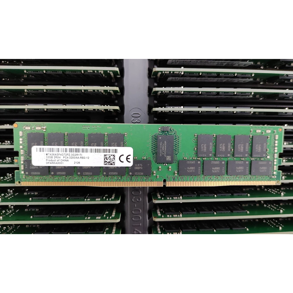 32GB DDR4 3200MHz ECC REG 2RX4 RAM For DELL R7525 R6515 R7515 T640 Server Memory