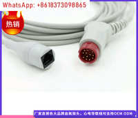 Monitor Invasive Blood Pressure Cable IBP Cable