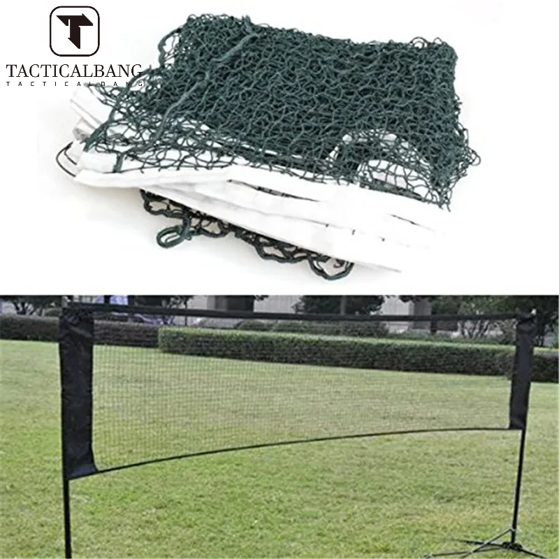 

Standard Badminton Net Indoor Outdoor Sports Volleyball Training Portable Tennis Badminton Square Net 6.1M*0.79M