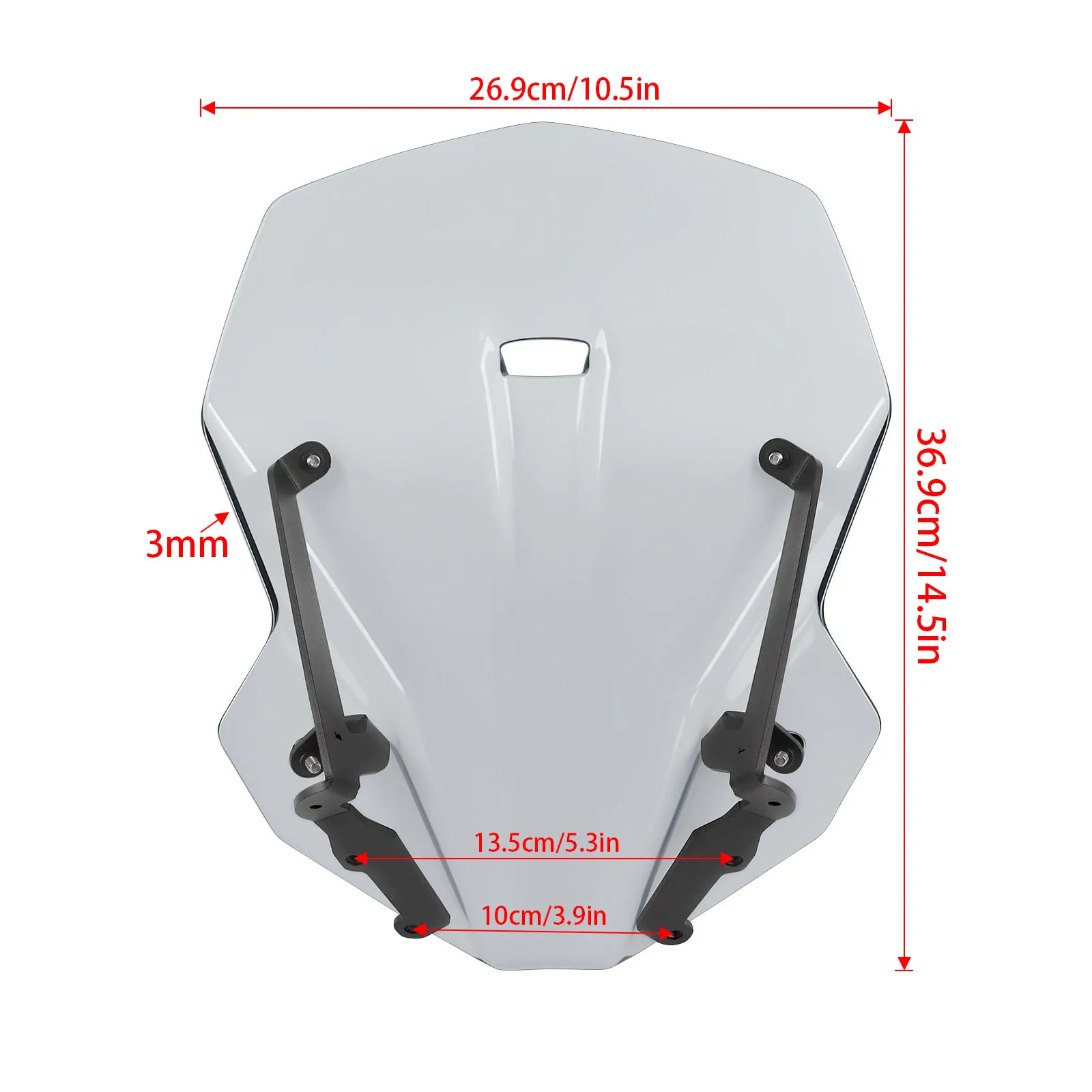 For Honda CB750 Hornet CB 750 2025 2026- Motorcycle Tall Touring Windshield Visor Double Bubble Windscreen Cover Deflector