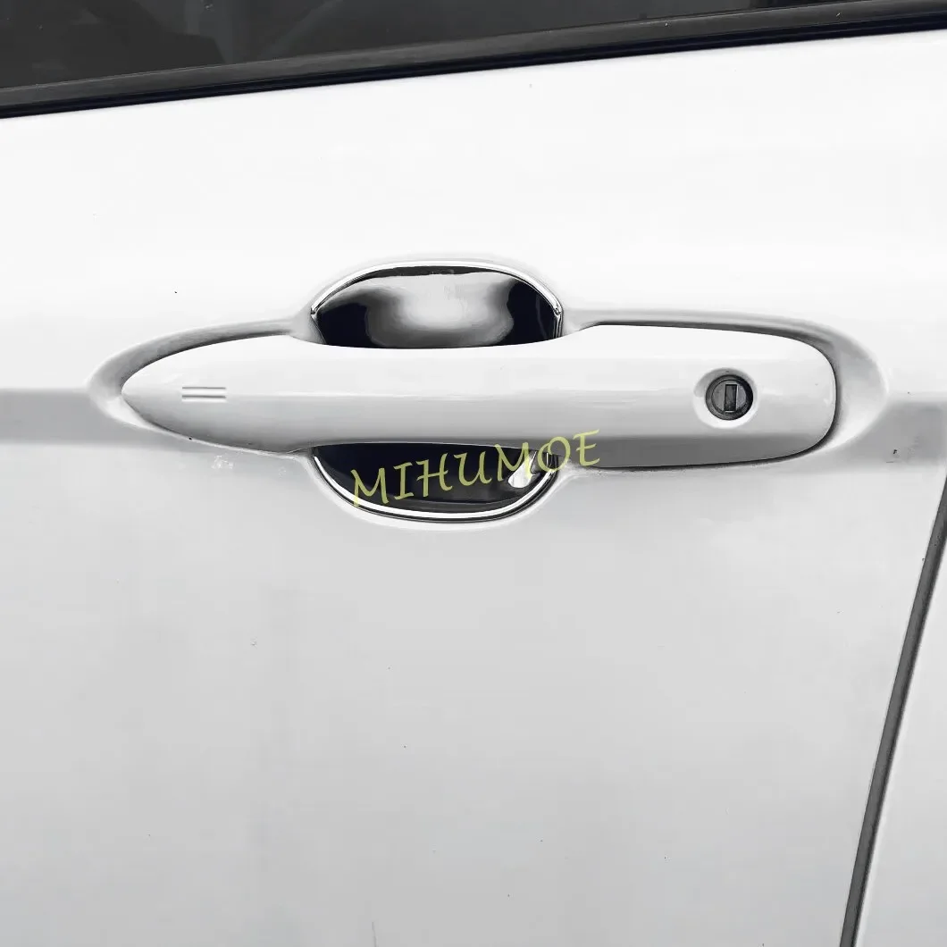 Chrome Exterior Car Door Handle Surrounds Protector Stylish For 2018-2025 Toyota Camry 2019 2020 2021 2022 2023 2024