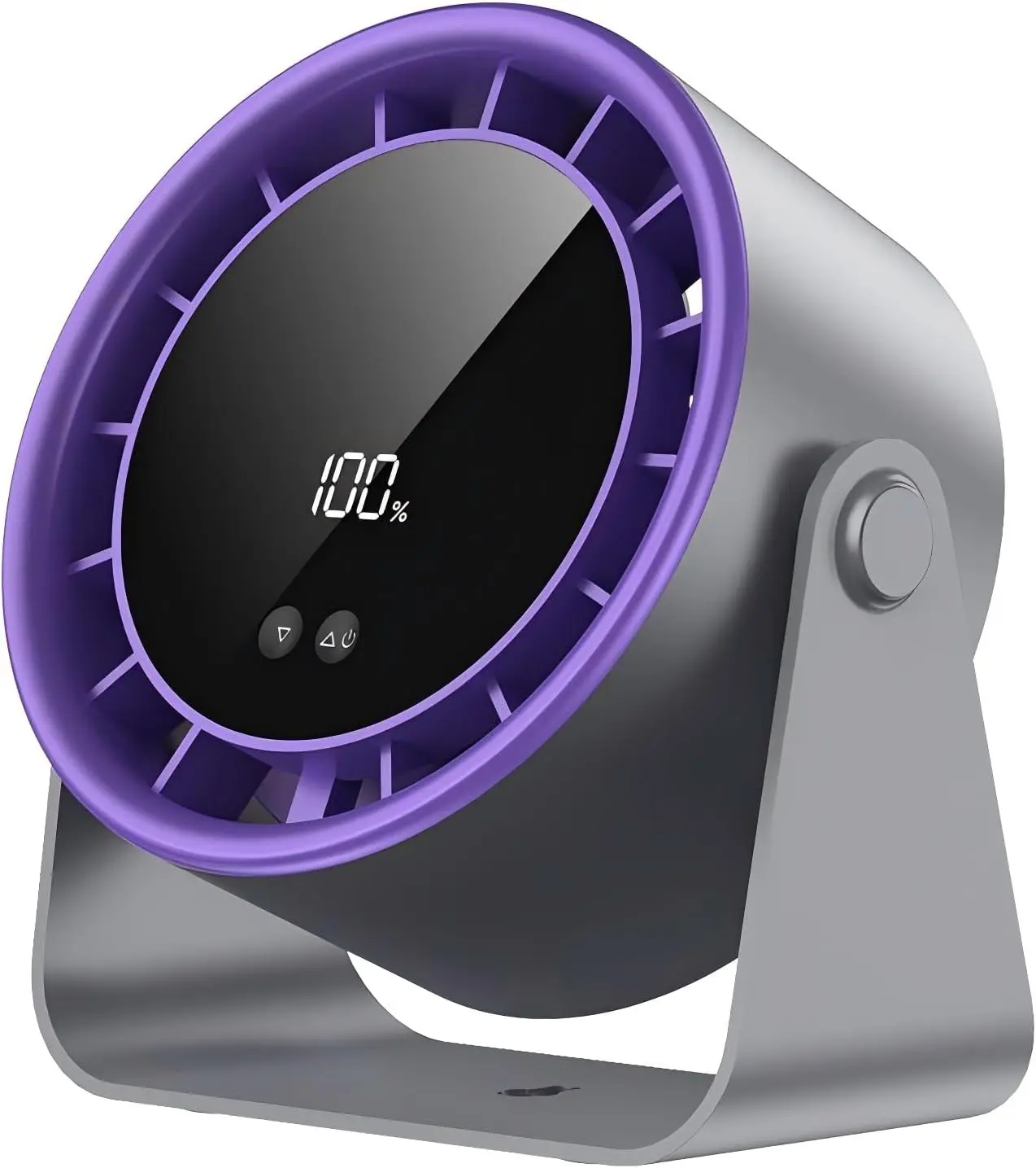 

Настенный настольный вентилятор Ультра тихие настольные вентиляторы 35 дБ с цифровым дисплеем 100-скоростной перезаряжаемый через USB 105 ° Портативный наклон 10H Runtime