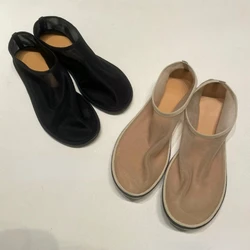 Ballerine in rete traspirante da donna 2025 nuove scarpe da passeggio estive scarpe da barca firmate in rete comodi mocassini traspiranti