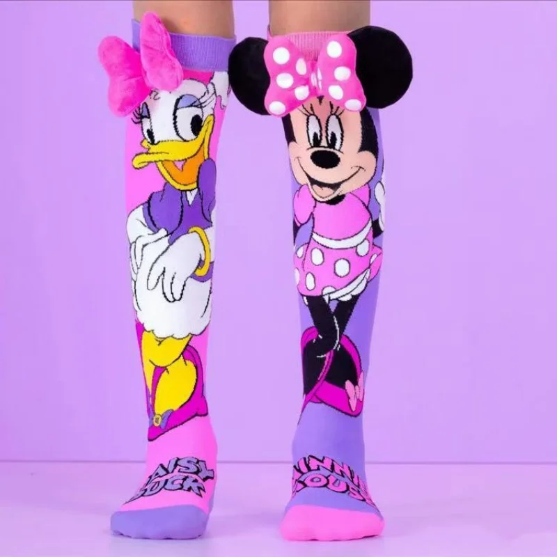 

Fashionable and Creative Cartoon Disney Socks Internet Famous Children's Neutral Knee Socks Mickey No Heel Socks Kids Gift
