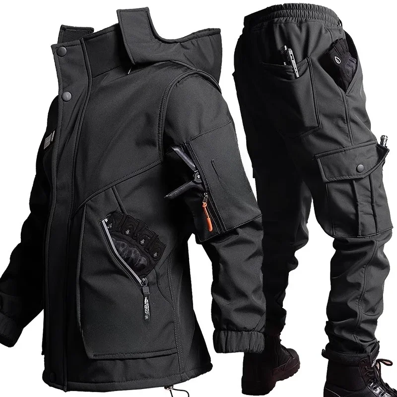 

Outdoor Sports Tactical Jacket Fleece Thickened Winter Windproof Cycling Military